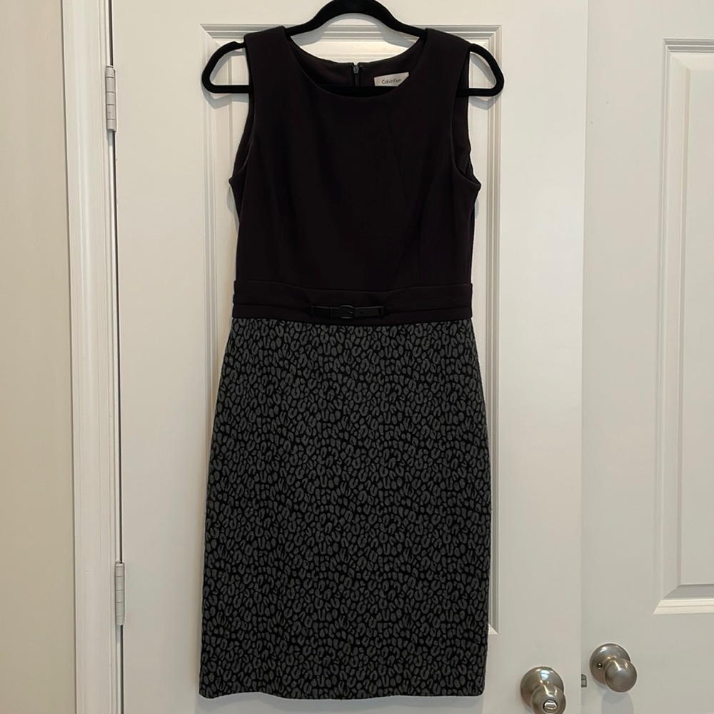 Calvin Klein leopard print dress